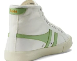 Gola Tennis Mark Cox High Off-White/Patina Green Clearance