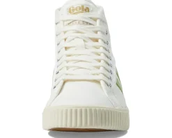 Gola Tennis Mark Cox High Off-White/Patina Green Clearance