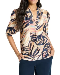 NIC+ZOE Terracotta Garden Top Neutral Multi Online