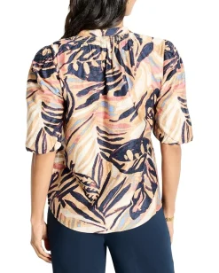 NIC+ZOE Terracotta Garden Top Neutral Multi Online