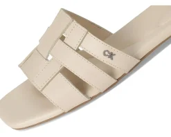 Calvin Klein Tessie Ivory Leather Online