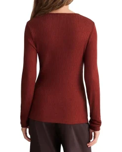 Women Madewell Texture Mock Neck Cardigan