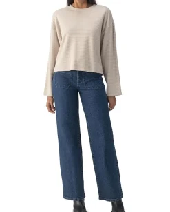 Women Sanctuary Textured Ottoman Popover