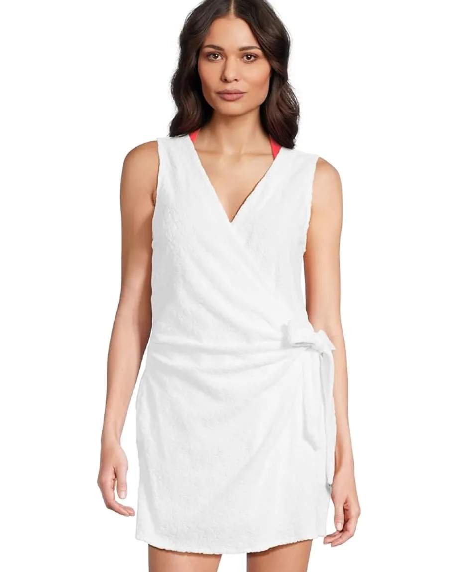 Tommy Bahama Textured Spa Terry Romper White Clearance