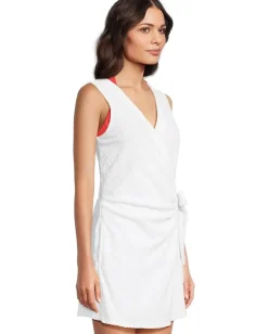 Tommy Bahama Textured Spa Terry Romper White Clearance