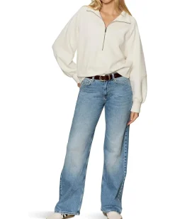 Women Sanctuary Textured Zip-Up Popover