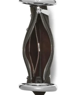 Kate Spade New York The Bangle Studded Suede Bag Black