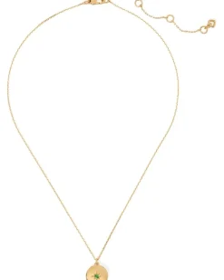 Kate Spade New York The Color Spark Collection Green Loyalty Medallion Green/Gold Clearance