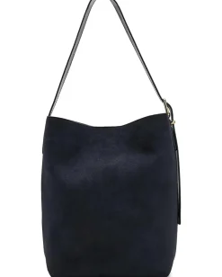 Women Madewell The Essential Bucket Tote in Suede