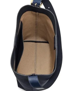 Women Madewell The Essential Bucket Tote in Suede