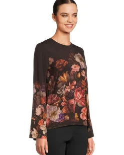 Women Johnny Was The Janie Favorite Flare Sleeve Crew Neck