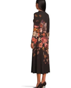 Women Johnny Was The Janie Favorite Long Sleeve Midi Dress- Beckett