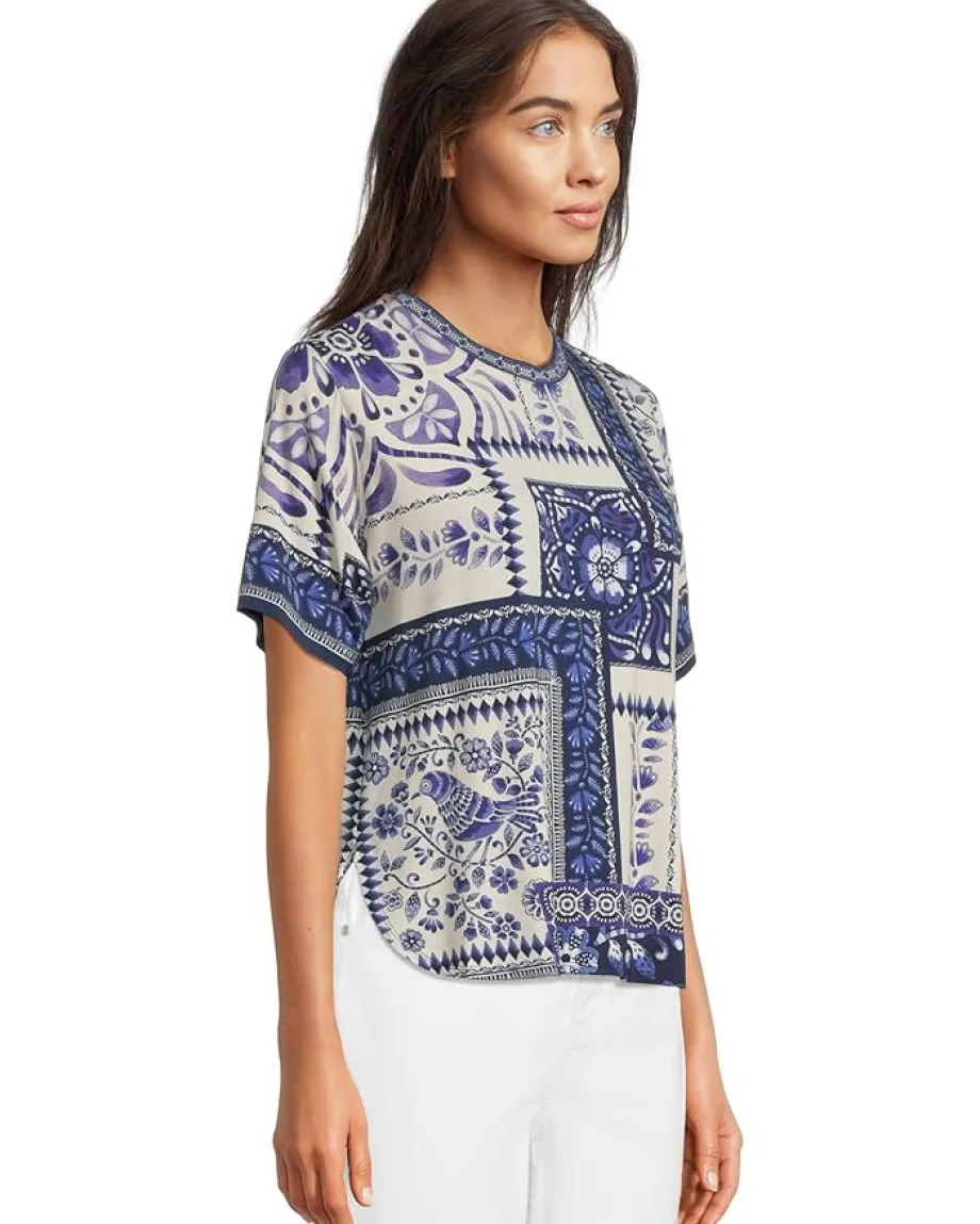 Women Johnny Was The Janie Favorite Oversized Cropped Tee-