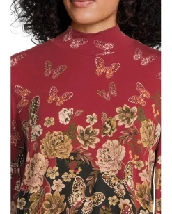 Johnny Was The Janie Favorite Puff Sleeve Mock Neck- Karie New