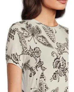 Women Johnny Was The Janie Favorite Short Hankerchief Hem Dress- Sy