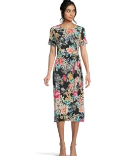 Johnny Was The Janie Favorite Side Tie Knit Dress Lavilla Black Clearance