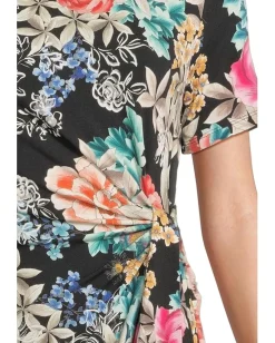 Johnny Was The Janie Favorite Side Tie Knit Dress Lavilla Black Clearance