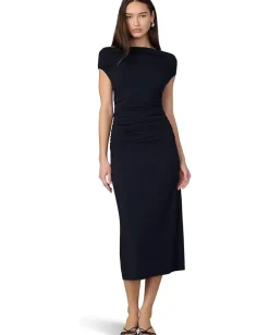 Joe's Jeans The Mia Drop Waist Midi Dress Black Sale