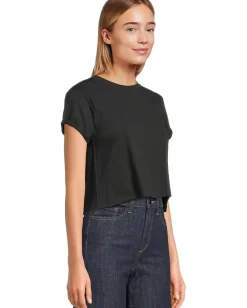 Free People The Perfect Tee Black Clearance
