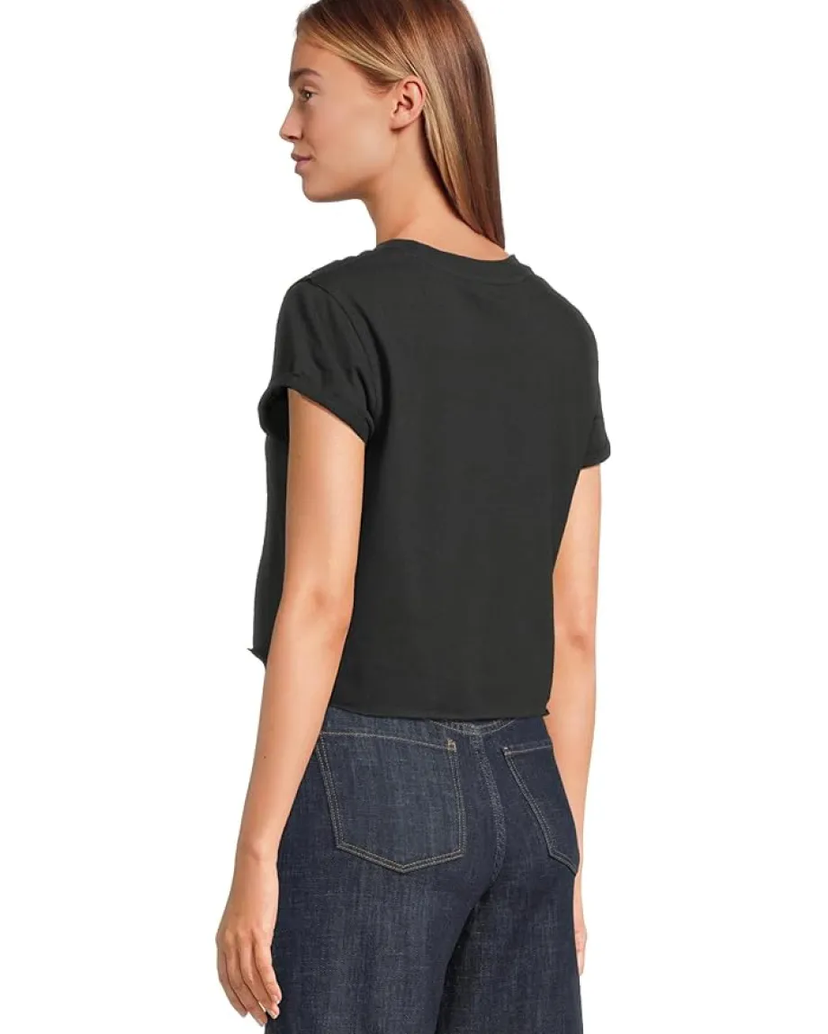Free People The Perfect Tee Black Clearance