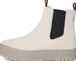 Keds The Platform Chelsea Lug Off-White/Black Suede Online
