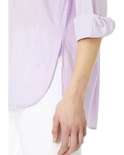 Madewell The Signature Poplin Oversized Shirt Whisper Violet Best