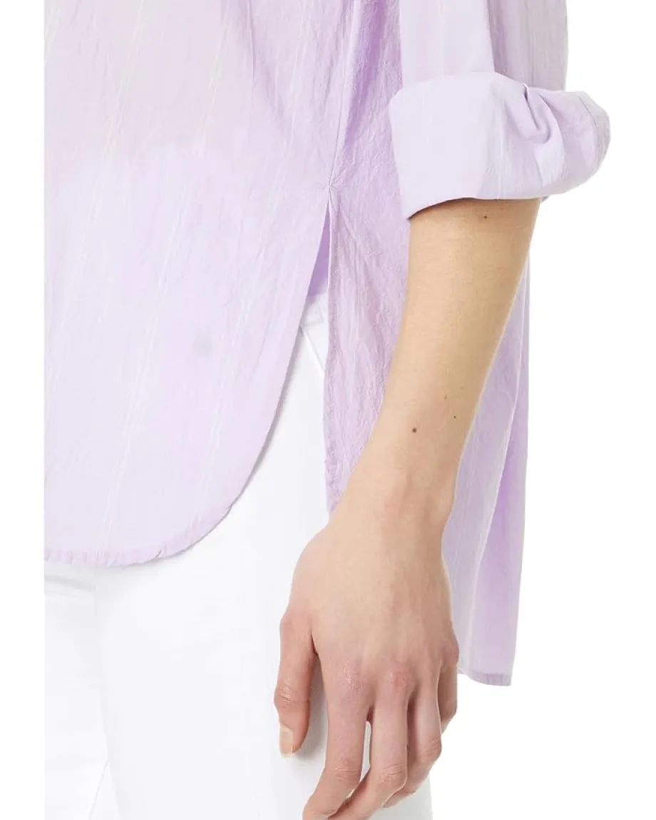 Madewell The Signature Poplin Oversized Shirt Whisper Violet Best