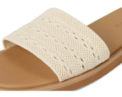 Rothy's The Slide Sandals Sandy Crochet Clearance