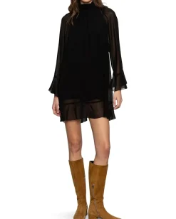 Sanctuary The Soulmate Mini Dress Black Hot