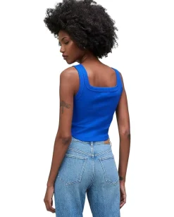 Women Madewell The Tailored Crop Tank in Sleekhold