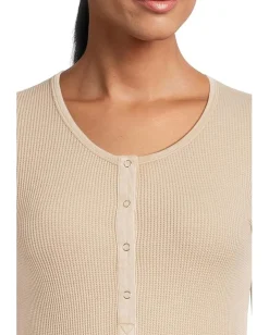 Splendid Thermal Forever Henley Light Camel
