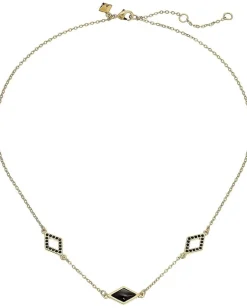Women Rebecca Minkoff Three Diamond Necklace