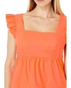 Women Lilly Pulitzer Tiana Babydoll Cotton Top