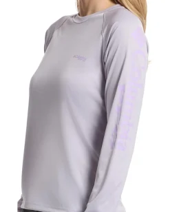 Columbia Tidal Tee™ II L/S Lavender Pearl/Hydrangea Logo Hot