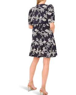 CeCe Tie Front Short Tiered Dress Night Shade Online