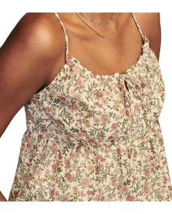 Women Lucky Brand Tie Front Swing Cami