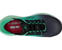 SKECHERS Work Tilido - Ombray Comp Toe Black/Teal Online