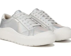 Dr. Scholl's Time Off Sneaker Silver Foil Discount