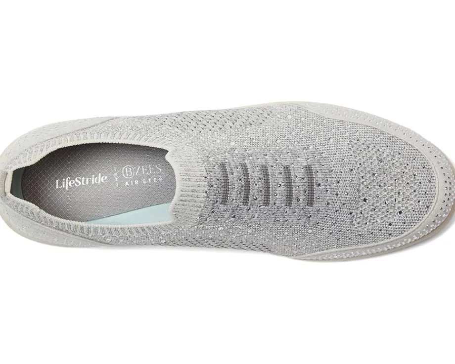 LifeStride Timeless Bright Slip On Graphite Knit Fabric Online