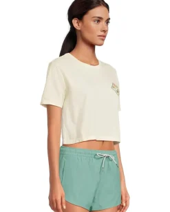 Women Salty Crew Tippet Fill Crop Tee