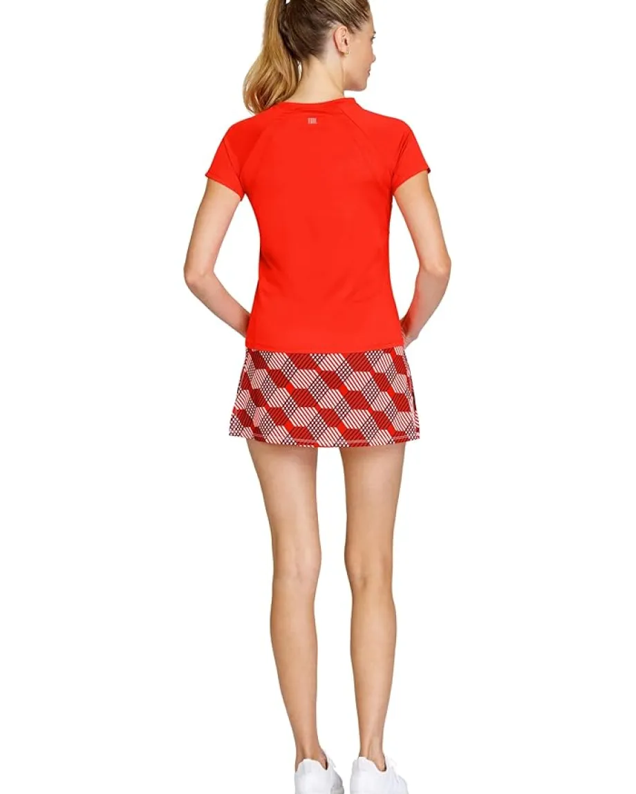 Tail Activewear Toledo Short Sleeve Tennis Tee Paprika Hot