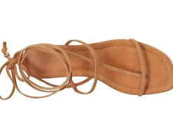 Madewell Tonio Strappy Sandals - Lace Up Suede Sunbaked Clay Outlet