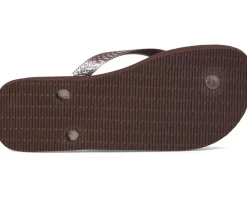 Havaianas Top Tiras Sandals Dark Brown Discount