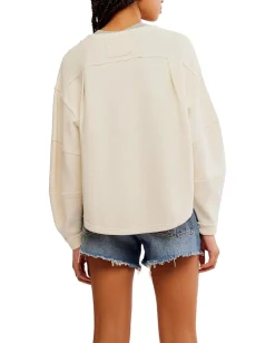 Free People Total Eclipse Tee Clean Ivory Online