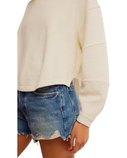 Free People Total Eclipse Tee Clean Ivory Online