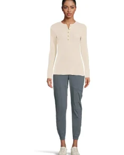 Prana Touchstone Henley Oatmeal Heather Discount