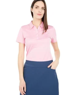 adidas Golf Tournament Primegreen Polo Shirt Pink 1 Sale