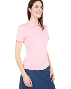 adidas Golf Tournament Primegreen Polo Shirt Pink 1 Sale