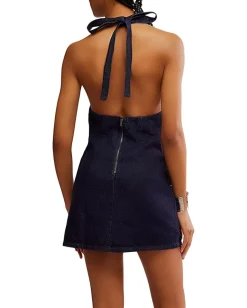 Free People Trevi Denim Mini Rinse Outlet