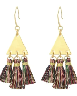 Women Rebecca Minkoff Tri Tassel Chandelier Earrings